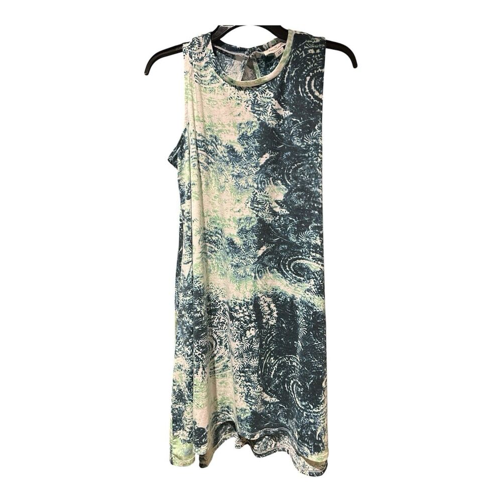 Simply Noelle Women's Knit Dress S/M Small Medium Swirl Print Sleeveless